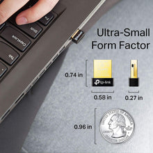 TP-Link USB Bluetooth Adapter for PC(UB400), 4.0 Bluetooth Dongle Receiver Support Windows 11/10/8.1/8/7/XP for Desktop, Laptop, Mouse, Keyboard, Printers, Headsets, Speakers, PS4/ Xbox Controllers