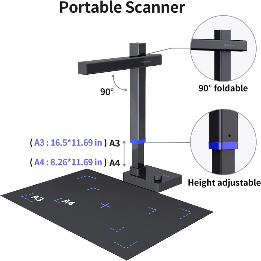 CZUR Shine Ultra Pro 24MP Document Scanner
