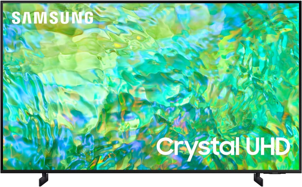 SAMSUNG 65-Inch Class Crystal 4K UHD AU8000 Series HDR, 3 HDMI Ports, Motion Xcelerator, Tap View, PC on TV, Q Symphony, Smart TV (2021) - International Version