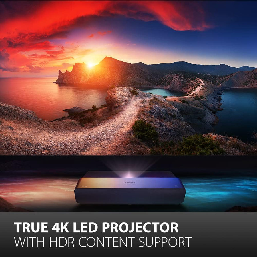 ViewSonic X1000-4K UHD 4K HDR Ultra Short Throw Smart LED Projector