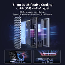 UGREEN 40Gbps M.2 NVMe SSD Enclosure, USB4 NVME Enclosure with Cooling Fan, SSD Case for MacBook M1 M2 Pro, Support M/B+M Key Size 2280/2260/2242/2230 Compatible with Thunderbolt 3/4/USB4/3.2/3.1