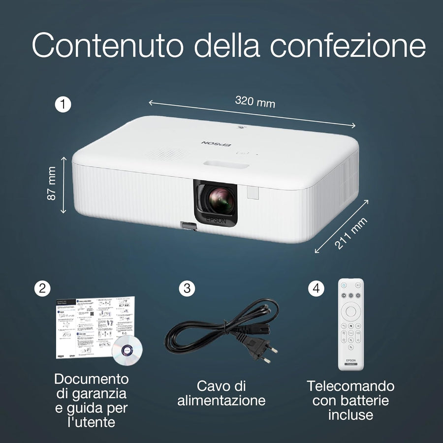 Epson V11HA85040 CO FH02 Smart Full HD projector
