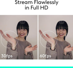 Logitech 1920 x 1080 Resolution Webcam ForSmart TVs - C922