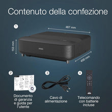 Epson EH-LS650B 4K PRO UHD Ultra Short Throw Projector