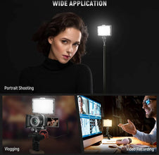 Neewer 176-LED Dimmable Light Panel with 2 x 2600 mAh Lithium Battery, Dual USB Battery Charger for Canon Nikon Digital SLR etc. for Video Recording in Photo Studio