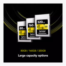 Lexar CFexpress Type A 80GB Dubai | Gold Series VPG400 — Sony Alpha Compatible [Memory Card]