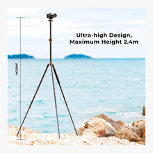 K&F Overhead Tripod Dubai | 94″ Transverse Column, 10kg Load, Detachable Monopod [Overhead Camera Stand]