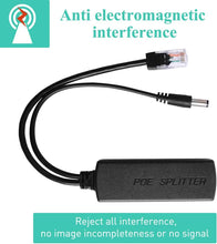 GeeekPi Gigabit PoE Splitter, 48V to 12V Ethernet Adapter,IEEE 802.3af Compliant 10/100/1000Mbps PoE Splitter for IP Camera,Wireless Access Point and VoIP Phone