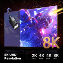 UGREEN 8K DisplayPort Cable 1.4, DP to DP 1M, 8K@60Hz/4K@165Hz/2K@240Hz/1080P@240Hz, for Gaming Monitor/Graphics Card/PC, Support 3D/HDCP/HDR/G-SYNC/Free-SYNC, Male to Male Nylon Braided Cable-1Meter