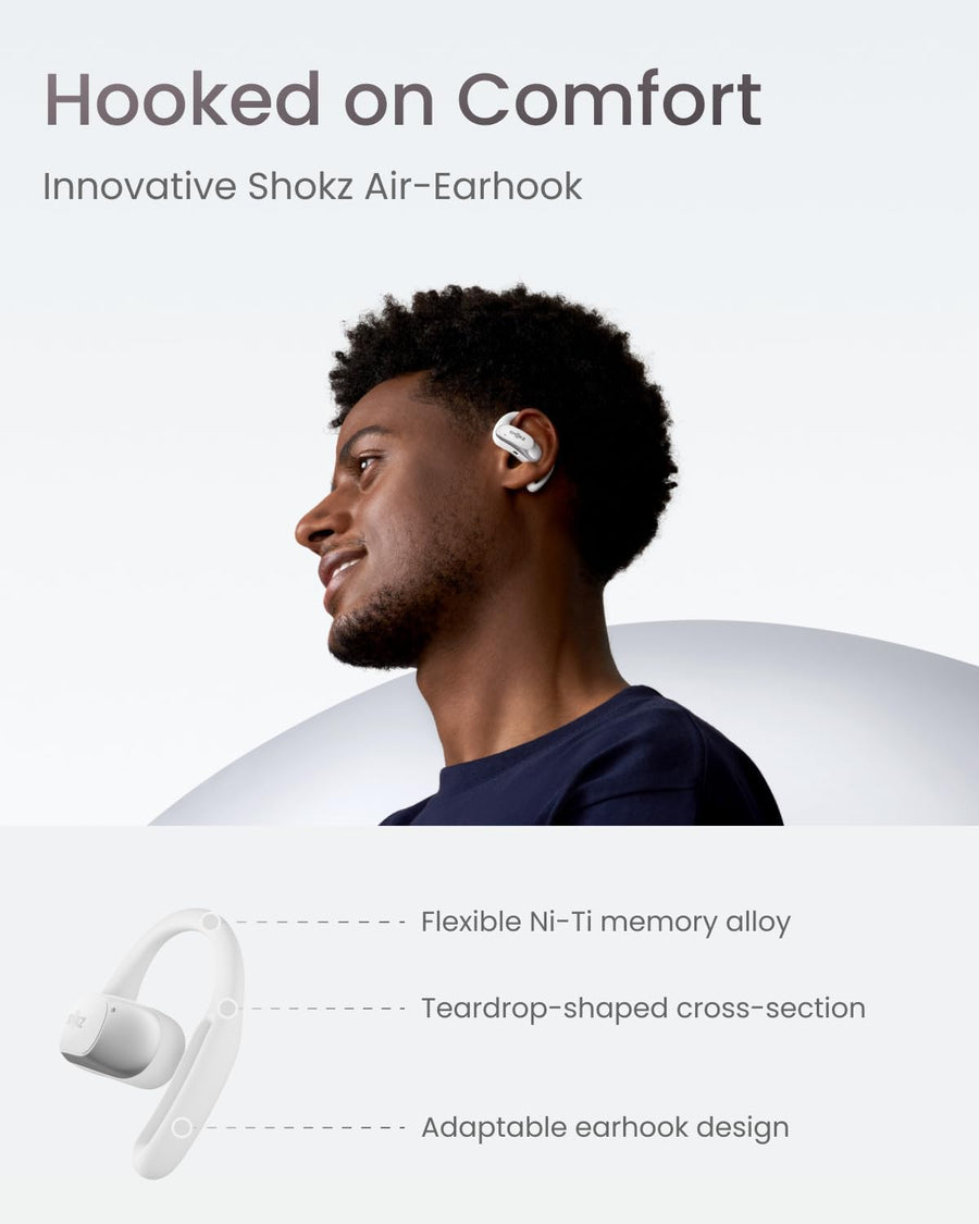 SHOKZ OpenFit Air Open-Ear Headphones