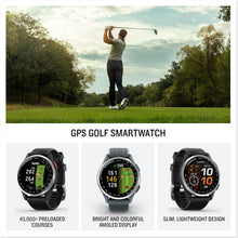 GARMIN GPS Golf Lightweight Smartwatch Approach S44 | Bright and Colorful 1.2 Inch Amoled Display | Upto 15 Hours of Battery Life in GPS Mode 43,000+ Preloaded Golf Courses