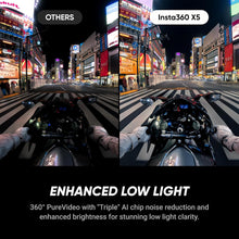 Insta360 X5 Motorcycle Bundle - Waterproof 8K 360° Action Cam, Robust Interchangeable Lenses, 3H Battery, Clear Sound, Stabilization, Invisible Selfie Stick Effect, Leading in Low Light