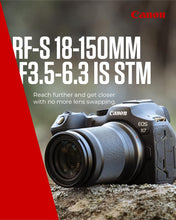 Canon RF-S Lens 18-150 mm F3.5-6.3 IS STM - Zoom Lens with 4.5 Level Stabiliser for Travel & Nature Photography Compatible with EOS R System