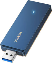 UGREEN USB WiFi Adapter-2.4G& 5G Dual Band Portable WiFi 6 USB 3.0 AX1800Mbps Wireless Network Adapter for PC Desktop Laptop,Supports Windows 11/10, WiFi Dongle, WPA3 Cyber Security