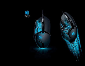 LOGITECH G402 Hyperion Fury USB Wired Gaming Mouse, Optical Tracking 4,000 dpi, Reduced Weight, 8 Programmable Buttons, PC/Mac - Black