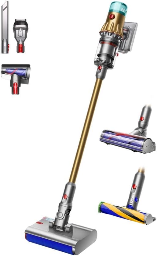 Dyson V12S Detect Slim Submarine Complete Wet & Dry Cordless Vacuum Cleaner (Gold)
