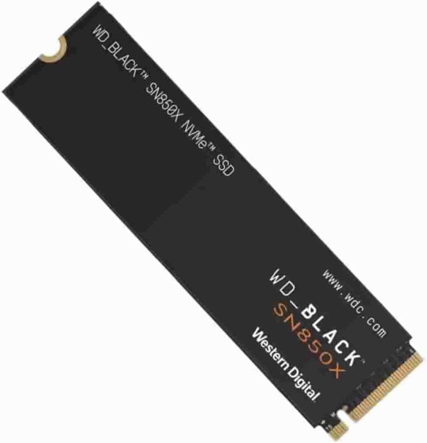 WD_BLACK WD SN850X 2TB M.2 2280 PCIe Gen4 NVMe Gaming SSD up to 7300 MB/s read speed