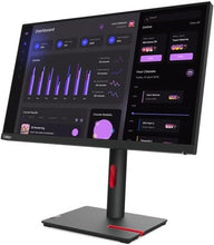 Lenovo ThinkVision T24i-30 23.8 inches FHD Monitor 1xHDMI, 1xDP, 1xVGA| tilt, Lift, Pivot, Swivel Function | Eyesafe | Raven Black