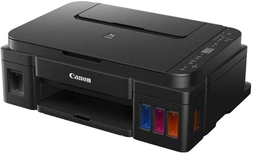 Canon PIXMA G3411 Printer, All-In-One home office inkjet printer with refillable ink tanks, A4, print, copy and scan, Wi-Fi and cloud connectivity from your smart device | 2315C025AA