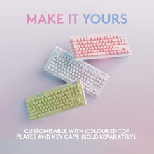 Logitech G G715 Wireless Mechanical Gaming Keyboard with LIGHTSYNC RGB Lighting, LIGHTSPEED, Tactile Switches (GX Brown) and Keyboard Palm Rest, PC and Mac Compatible - White Mist