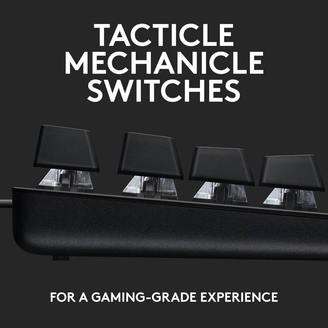 Logitech G413 TKL SE Mechanical Gaming Keyboard - Compact Backlit Keyboard with Tactile Mechanical Switches