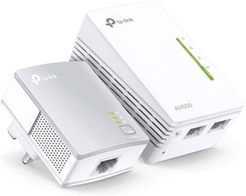 TP-Link AV600 Powerline Adapter Wi-Fi Kit, Wi-Fi Booster/Hotspot/Extender, Wi-Fi Speed up to 300Mbps, 2+1 Ports| N300 Mbps+AV600 Mbps plug and play, (TL-WPA4220 KIT)