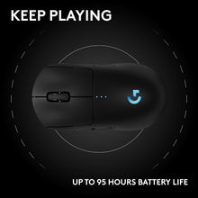 Logitech G PRO 2 LIGHTSPEED Wireless Gaming Mouse, Right- or Left-Handed Mouse with up to 4 Customisable and Switchable Magnetic Side Buttons, 44K DPI Sensor, USB-C Charging, for PC/Mac - Black