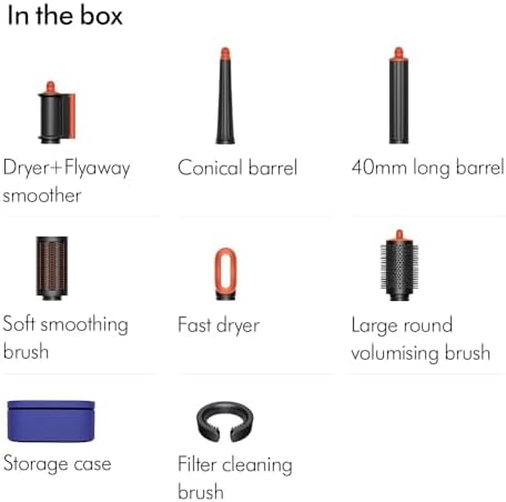 Dyson Airwrap i.d.™ Multi-styler And Dryer Straight+Wavy Hair, Advanced Smart Hair Dryer, 1300W Styler, Bluetooth, 3 Heat Settings, Ceramic Patina/Topaz | HS08