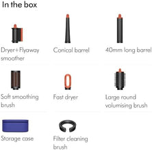 Dyson Airwrap i.d.™ Multi-styler And Dryer Straight+Wavy Hair, Advanced Smart Hair Dryer, 1300W Styler, Bluetooth, 3 Heat Settings, Ceramic Patina/Topaz | HS08