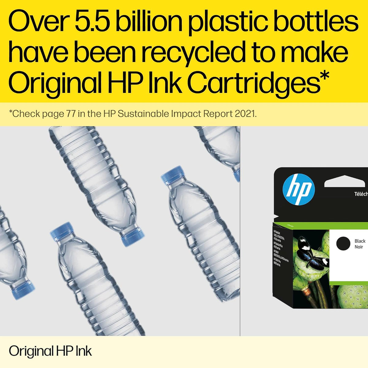 HP 652 Black Original Ink Cartridge [F6V25AE] | Works with HP DeskJet 3787, 3789, 3835, 4535 Printers