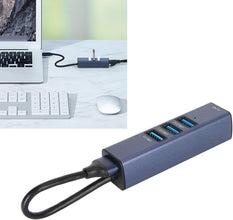 GOWENIC USB 3.0 to Ethernet Adapter, 3-Port USB 3.0 Hub with RJ45, USB3.0 and 2 USB 2.0 LAN Adapter 100Mbps Compatible with Laptop Desktop PC