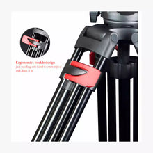 Miliboo MTT609A Dubai | Fluid Head Tripod with Ground Spreader [Professional Video Tripod]