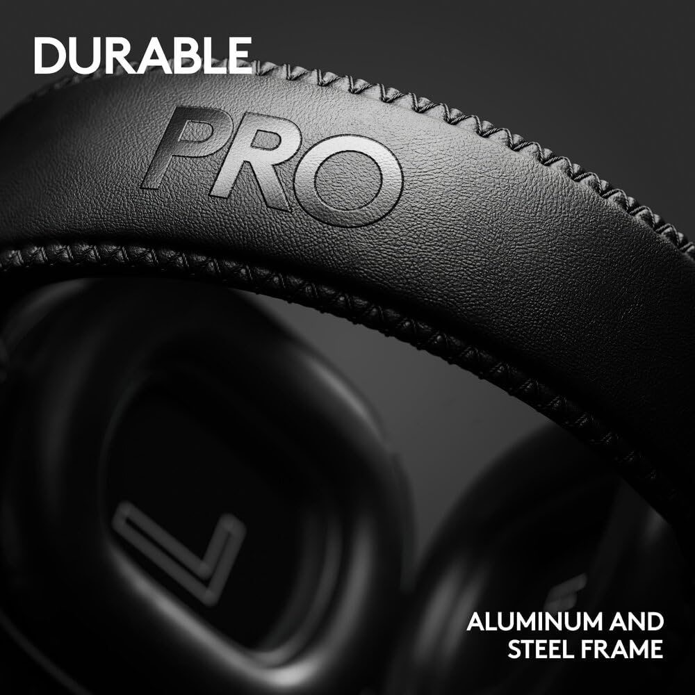 Logitech G PRO X 2 LIGHTSPEED Wireless Gaming Headset, Detachable Boom Mic, 50mm Graphene Drivers, DTS: X Headphone 2.0—7.1 Surround, Bluetooth/USB/3.5mm Aux, for PC, PS5, PS4, Nintendo Switch - Black