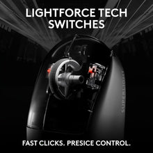 Logitech G PRO X SUPERLIGHT 2 LIGHTSPEED Wireless Gaming Mouse, Lightweight, LIGHTFORCE Hybrid Switches, HERO 2 Sensor, 32,000 DPI, 5 Programmable Buttons, USB-C Charging, PC & Mac - Black