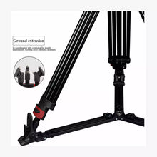 Miliboo MTT609A Dubai | Fluid Head Tripod with Ground Spreader [Professional Video Tripod]