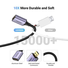 UGREEN Micro HDMI to HDMI Braided Adapter Cable Male to Female High Speed Cable Supports 3D 4K 60Hz 1080P Ethernet Audio Return Compatible for GoPro Hero 6 5,Tablets, Cameras,PS5-Black-0.25 Meter