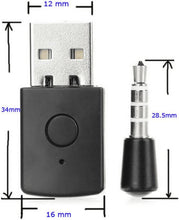 SKEIDO PS5 Bluetooth Adapter - Delaman Mini USB 4.0 Bluetooth Adapter/Dongle Receiver and Transmitters compatible with PS4 PS5 Playstation