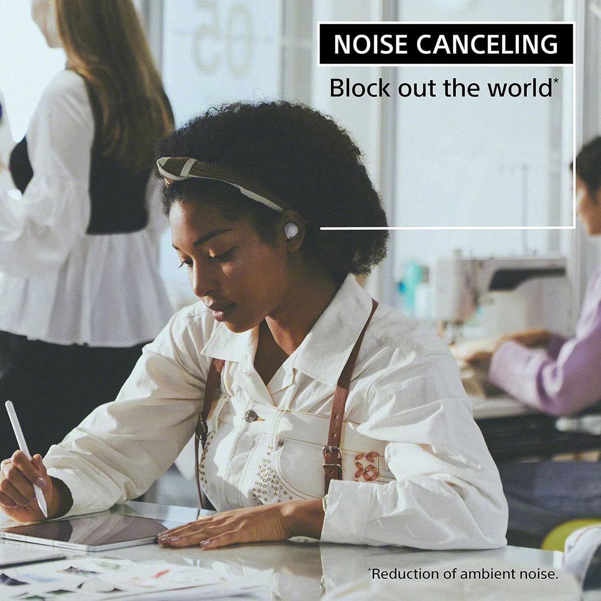 Sony WF-C700N Truly Wireless Noise Cancelling Earbuds, 15 hours battery life, Clearer hands-free calling, Multipoint Connection, IPX4 Water Resistance, Lavender, UAE Model