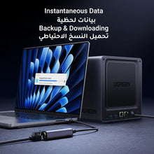 UGREEN USB C to Ethernet Adapter 2.5G, Ethernet Adapter for Laptop, Aluminum, Type C(Thunderbolt 4/3) to Rj45 Network Internet LAN, Compatible for MacBook Air/Pro, XPS, iPhone 16/Plus/Pro/Max