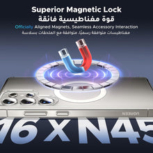 UGREEN Samsung Galaxy S25 Ultra Case MagSafe Cover, [S-Pen Supported], [Innovative iCrystal Tech], [MIL-Grade Protection], [Anti-Scratch], Magnetic Protective Slim Clear Transparent Case 6.9 inch