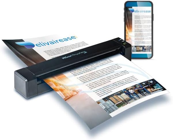 IRIScan Anywhere Portable WiFi v6 Document Scanner & Battery Scanner