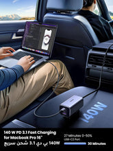 UGREEN 150W Multi Port Car Charger, 4 Port USB C Fast Car Adapter GaN Charger, Automobile Battery Power Plug for Backseat with Clip, Compatible for MacBook Air/Pro, Lenovo,iPhone 16 Series, S25 Ultra