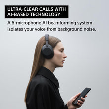 Sony WH-1000XM6 The Best Wireless Noise Canceling Headphones, HD NC Processor QN3, 12 Microphones, Adaptive NC Optimizer, Mastered by Engineers, Studio-Quality, 30-Hour Battery, Black