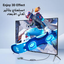 UGREEN 8K Mini HDMI to HDMI 2.1 Cable Adapter 1Meter, Male to Male, 8K@60Hz,4K@144Hz,2K@240Hz, HDR/eARC/3D, Compatible Sony/Nikon/Canon/Raspberry Pi/Lenovo, Braided Cord Aluminum Shell