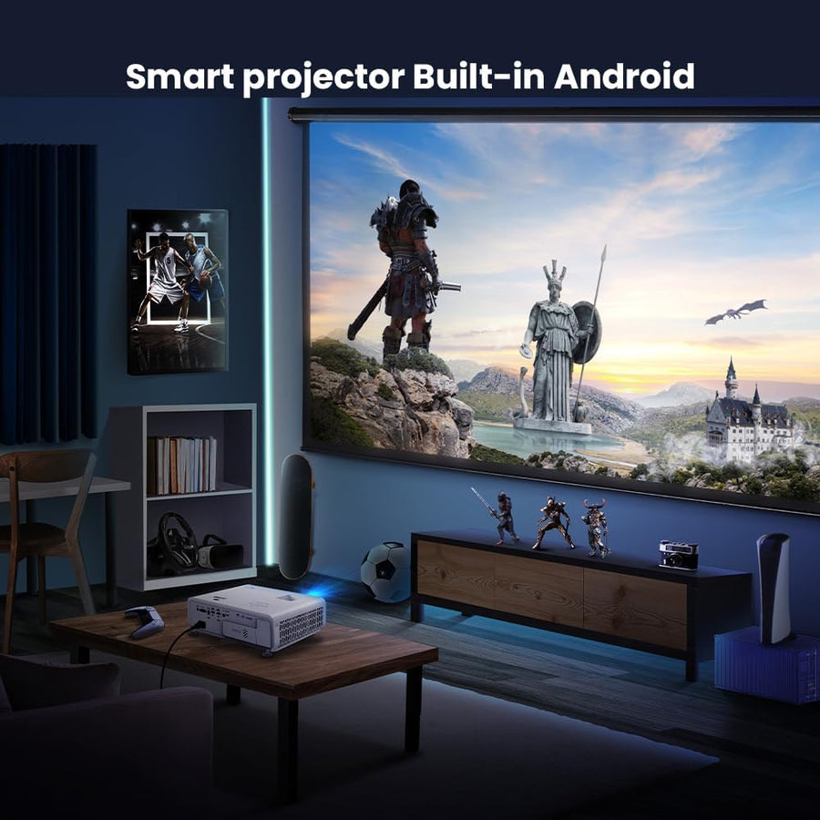 BenQ X3100i True 4K UHD HDR 4LED 3300 Lumens Console Gaming Projector 4ms Response Time Auto Game Mode Xbox