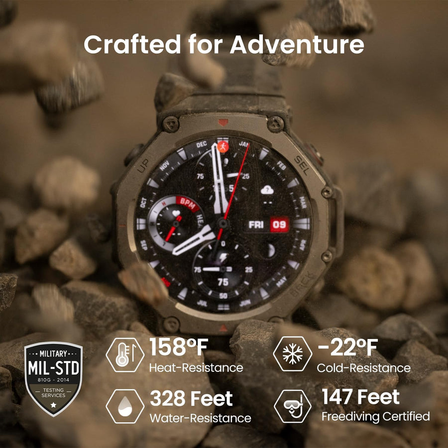 Amazfit T-Rex 3 Rugged/Military Smart Watch 48mm