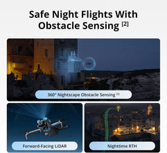 DJI Mini 5 Pro, Foldable 4K drone 1-Inch CMOS, Omnidirectional Obstacle Sensing, ActiveTrack 360°, 225° Gimbal Rotation, 20km Transmission,MOIAT Certified, UAE Version, Official Warranty Support