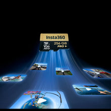 Insta360 256GB UHS-III V30 A2 MicroSD Memory Card for One X/One X2 / X3 / X4, One R/One RS, Ace Pro and Sphere Action Cameras