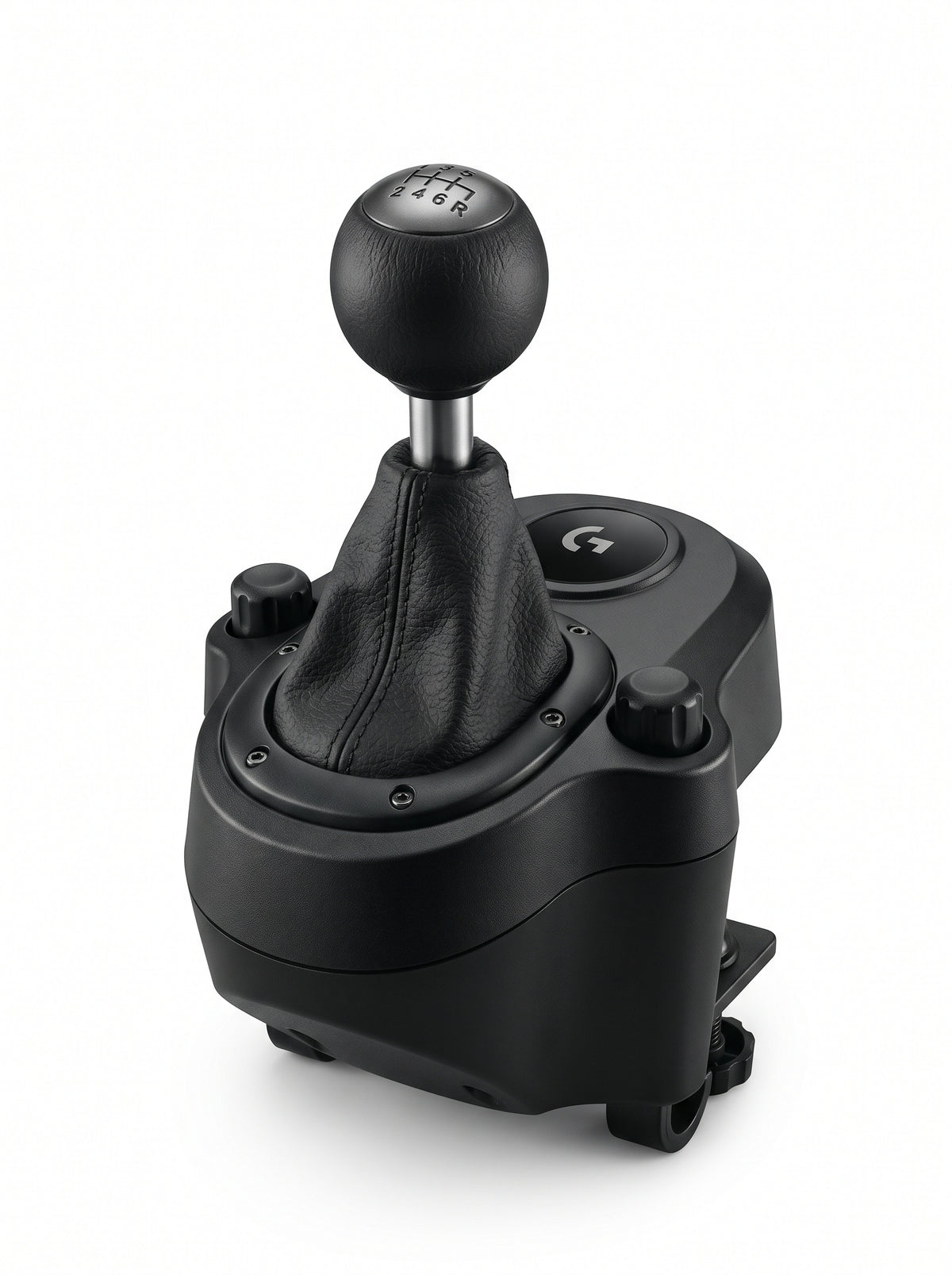 Logitech Driving Force Shifter for G29 G920 G923 – 6-Speed Racing Gear Shifter with Push-Down Reverse, Black, Open Box – Like New, Fully Working