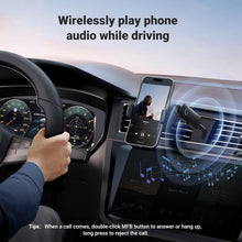 UGREEN Car Bluetooth Adapter 5.0, 2 in 1 Aux Bluetooth Transmitter Receiver 3.5mm Wireless Audio Dongle for TV Car Home Stereo System Earbuds Headphones